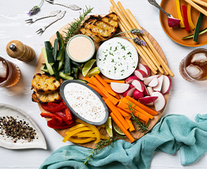 Molho de Alho com Crudités