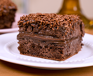 Bolo Gelado de Chocolate