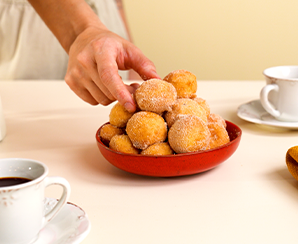 Bolinho de Chuva com banana